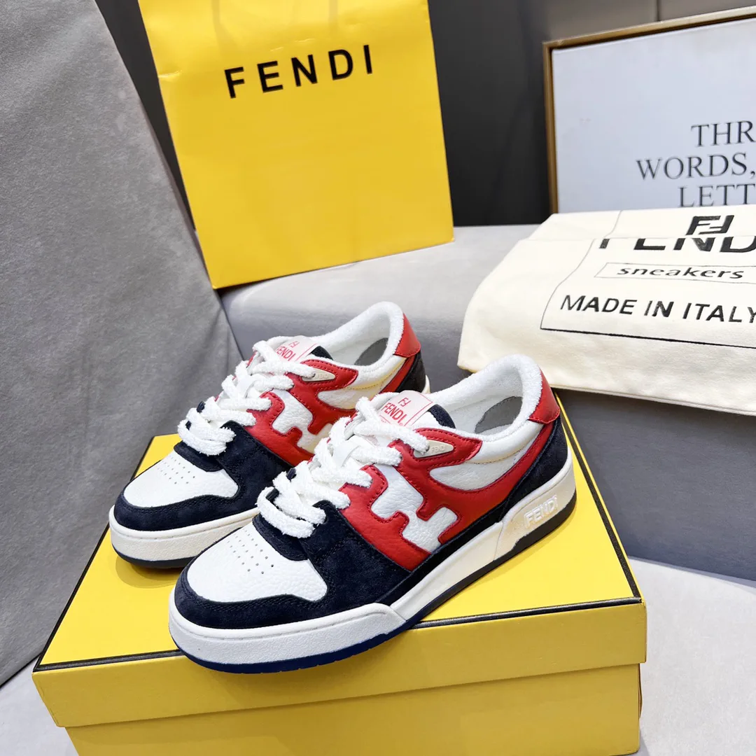 FENDI Match Platform Retro Sneakers image 1