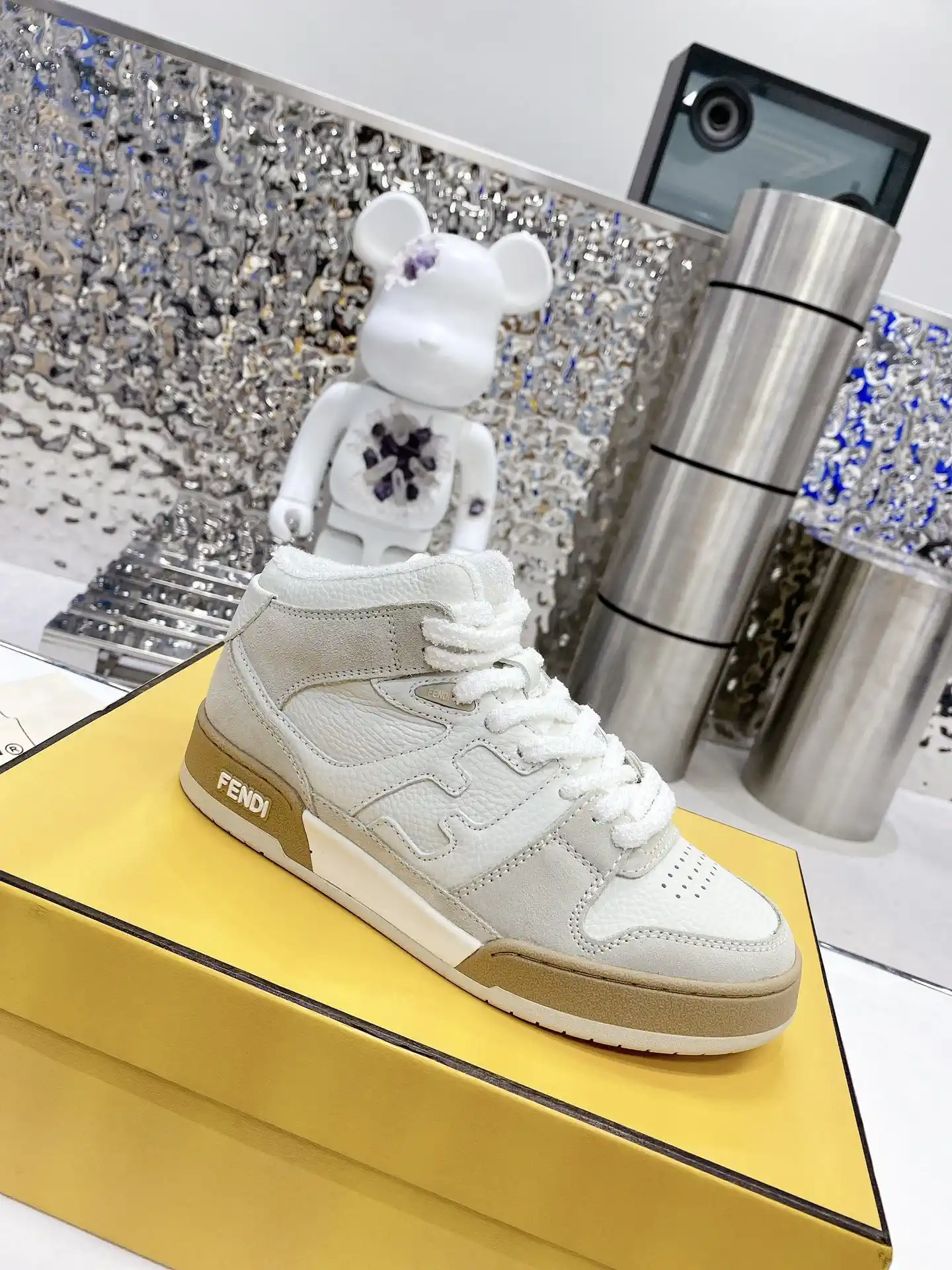 Fendi Match Platform Retro Sneakers image 1