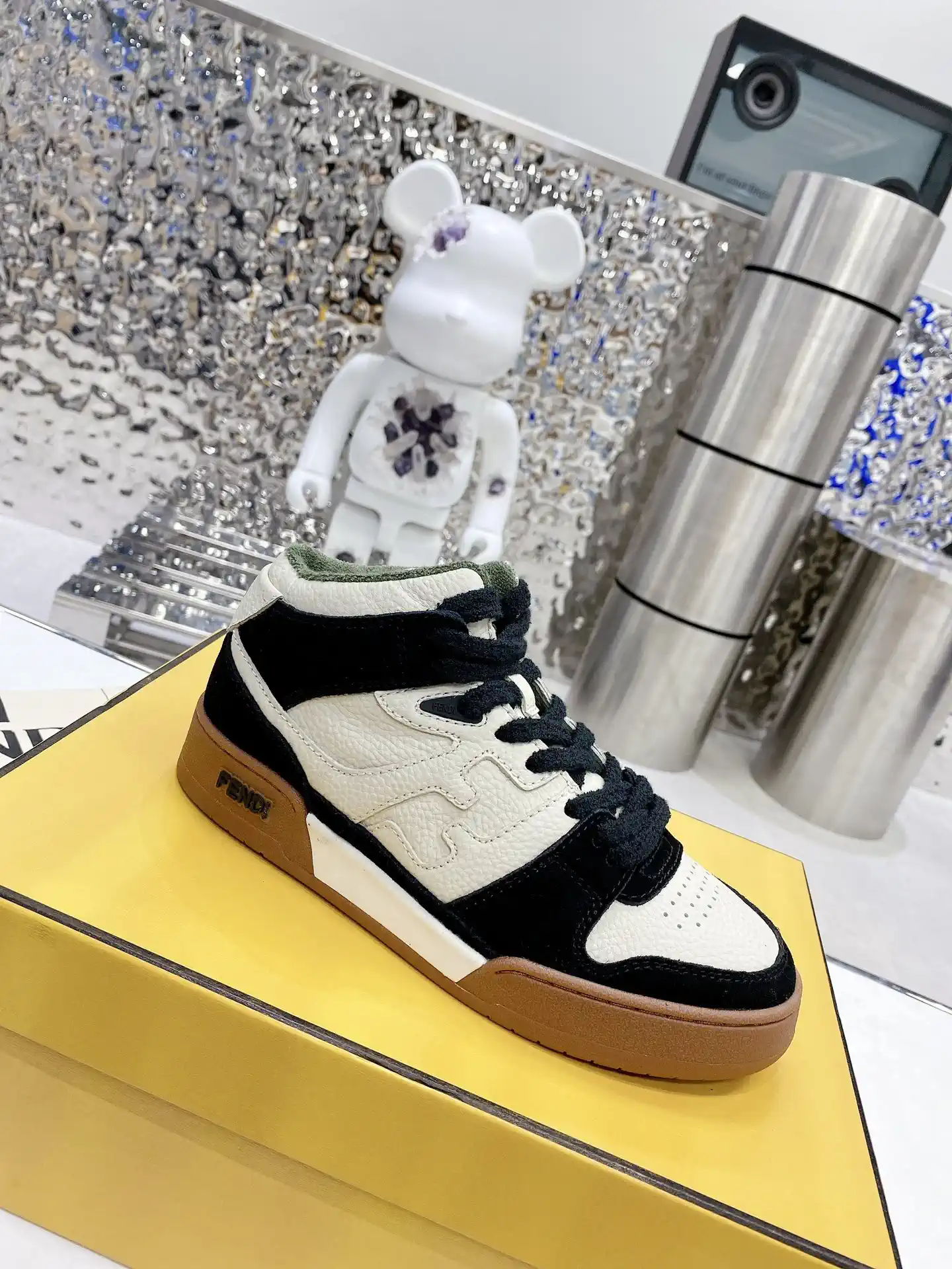 Fendi Match Platform Retro Sneakers image 1