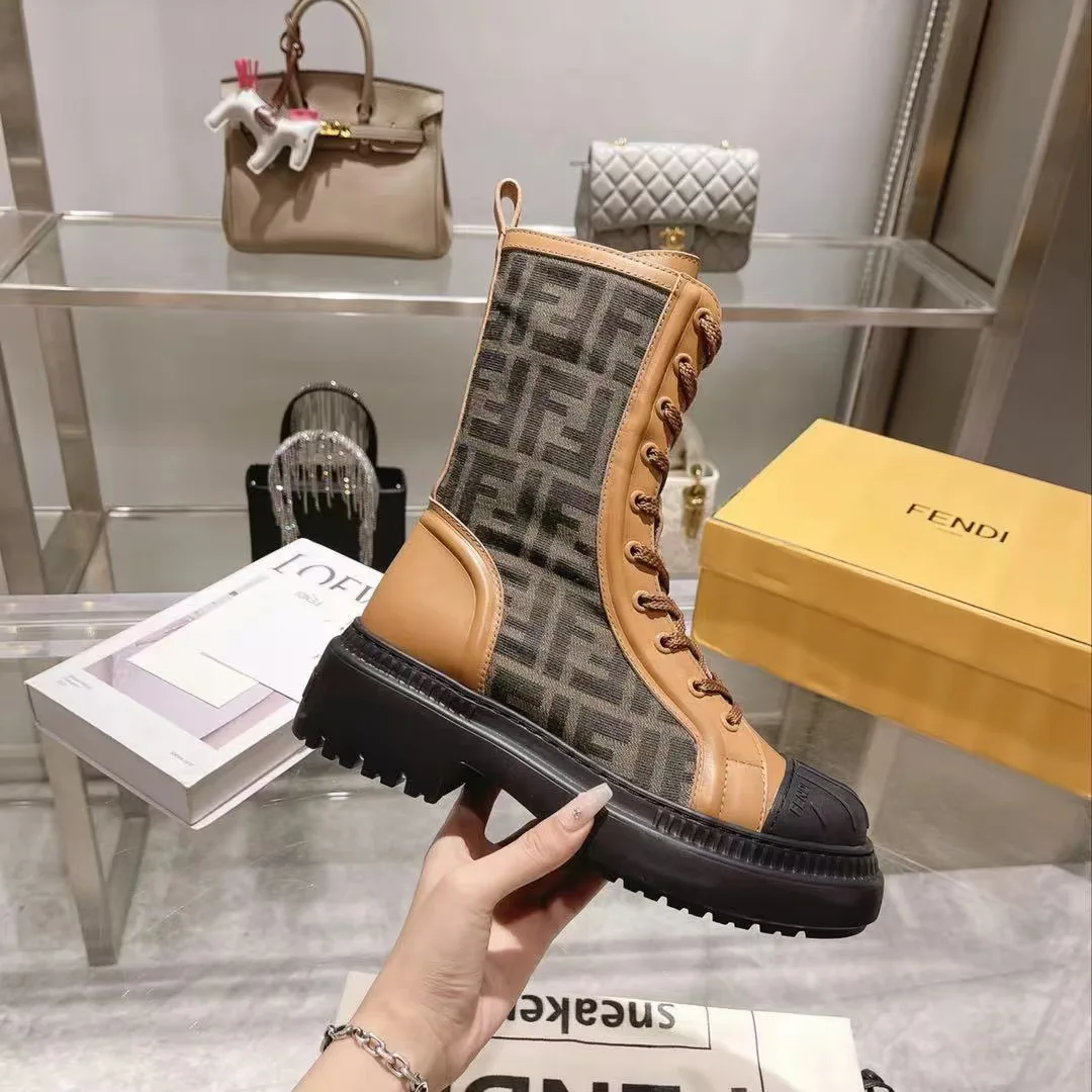 Fendi Domino Biker Boots image 1
