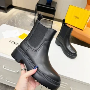 FENDI Elastic Panel Fashion Ankle Boots image 1