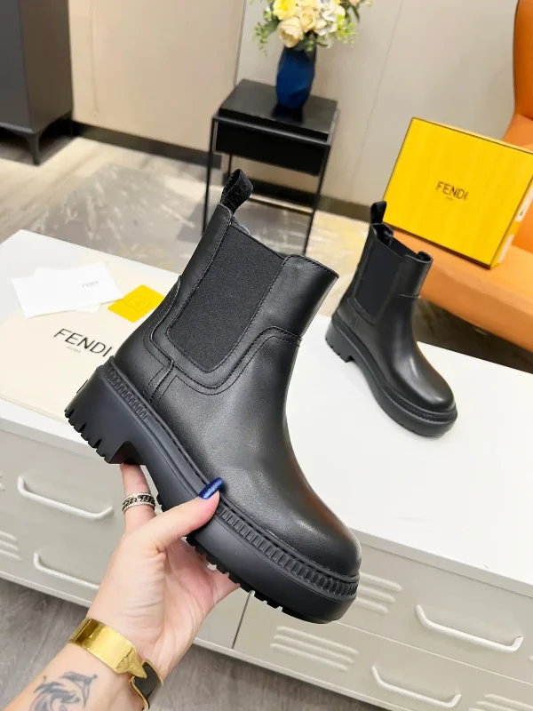 FENDI Elastic Panel Fashion Ankle Boots image 1