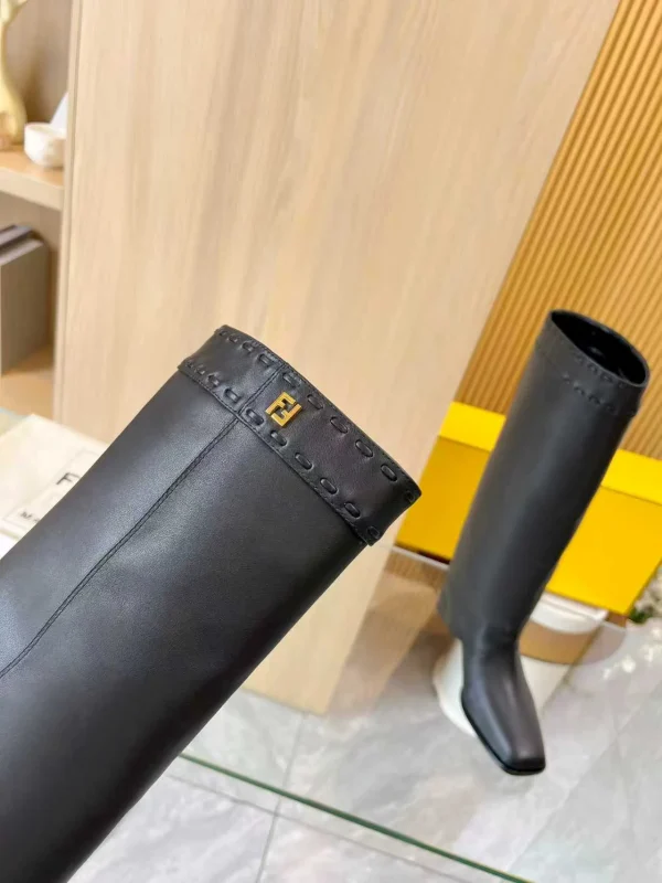 FENDI Chunky Heel Knee-High Trouser Boots image 1