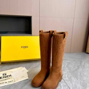 FENDI Fall Winter Monogram Platform Tall Boots image 1
