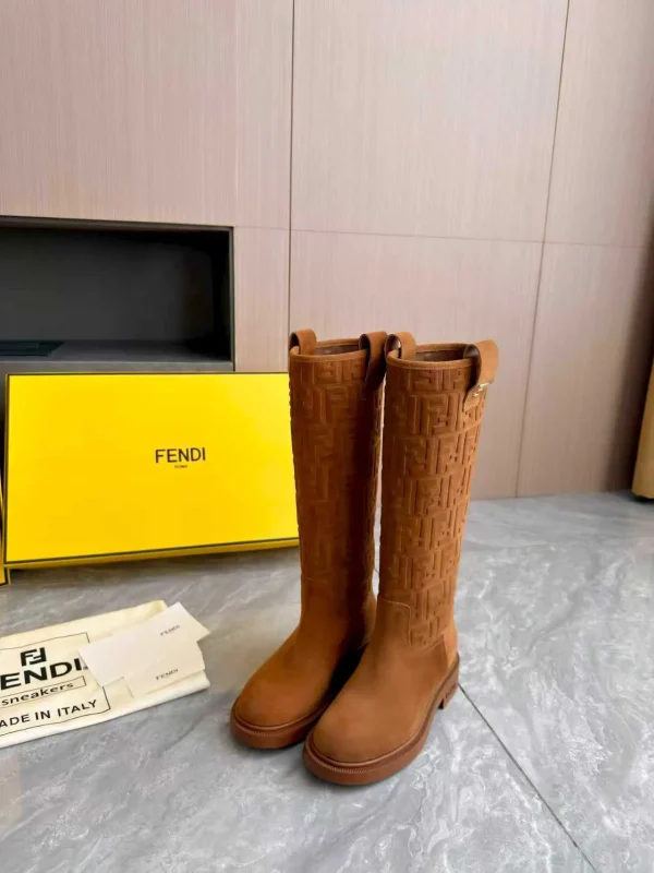 FENDI Fall Winter Monogram Platform Tall Boots image 1