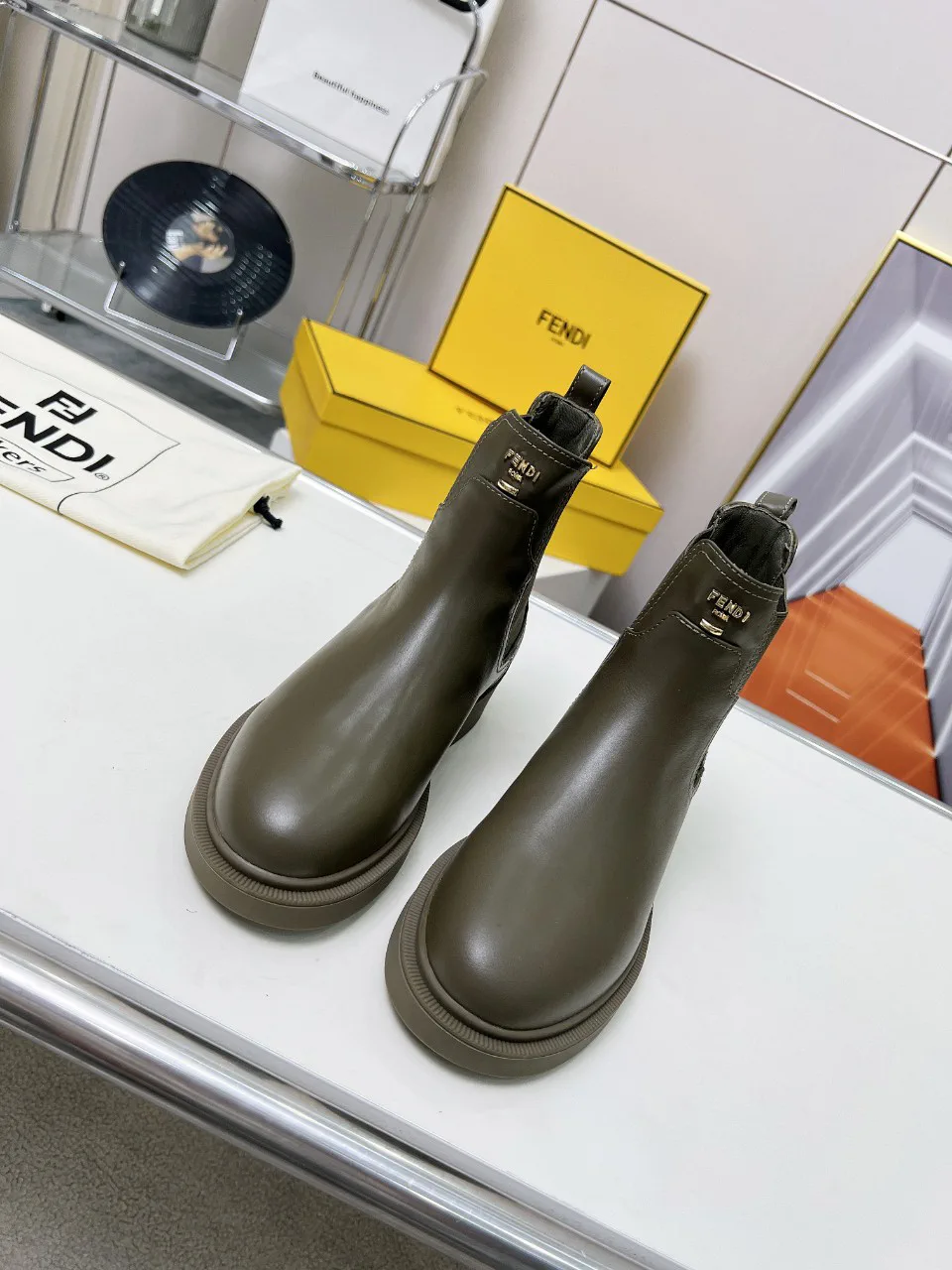 FENDI Platform Chelsea Boots image 1