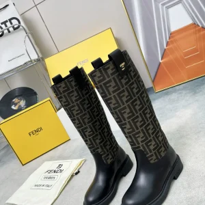 FENDI Monogram Platform Tall Boots image 1