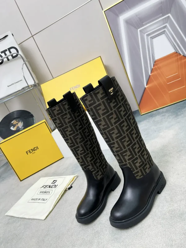 FENDI Monogram Platform Tall Boots image 1