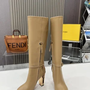 FENDI Delfina Round Toe Knee-High Boots image 1