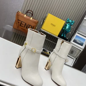 FENDI 2-Way Design High Heel Ankle Boots image 1