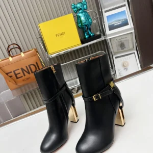FENDI 2-Way Design Ankle Boots image 1