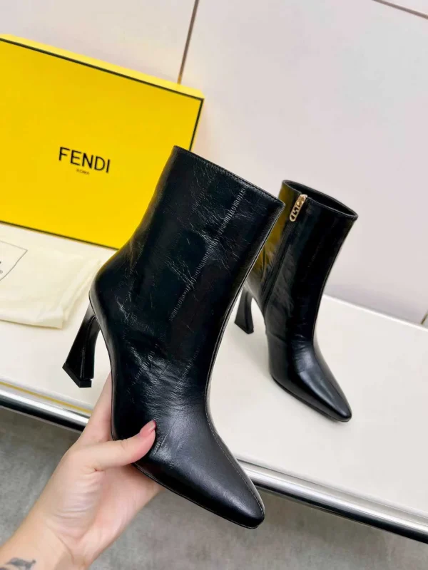 Women's Pointed Toe High Heel Ankle Boots image 1