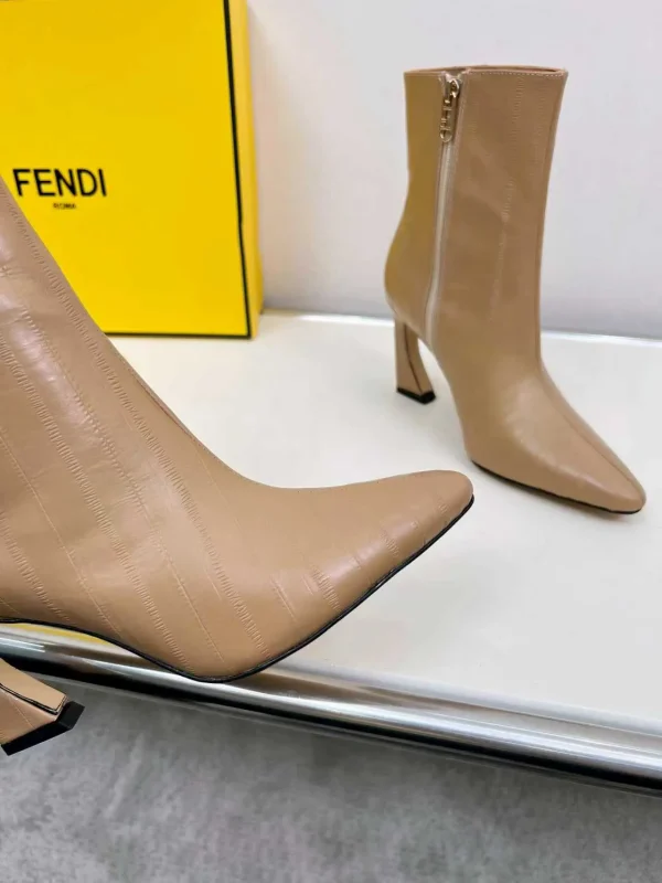 Pointed Toe High Heel Ankle Boots image 1