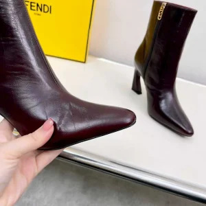 Women's Pointed Toe High Heel Ankle Boots image 1