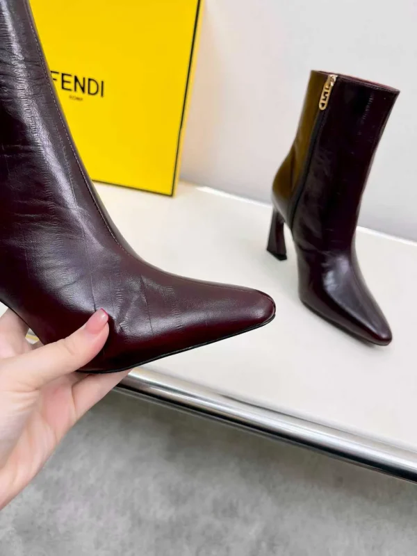 Women's Pointed Toe High Heel Ankle Boots image 1