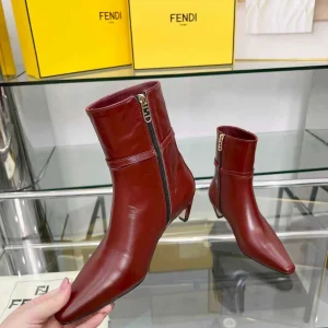 Pointed Toe Kitten Heel Ankle Boots image 1