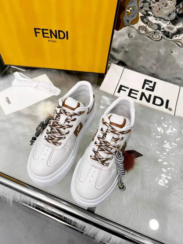 FENDI Match Lace-Up Sneakers image 1