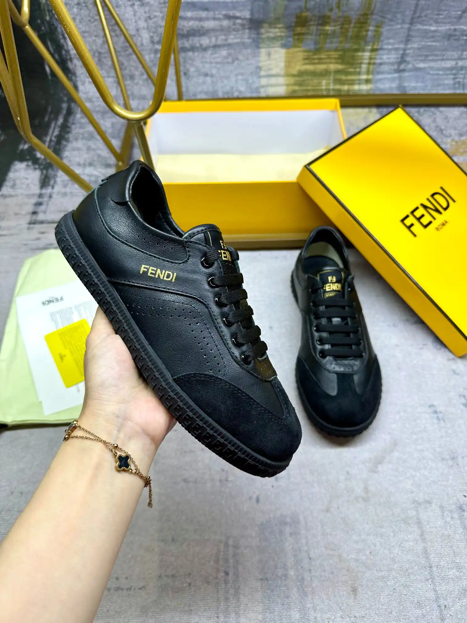 FENDI Flight Lace-up Sneakers image 1