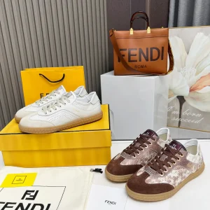FENDI 2024 Spring Summer Fashion Spliced German Training Shoes image 1