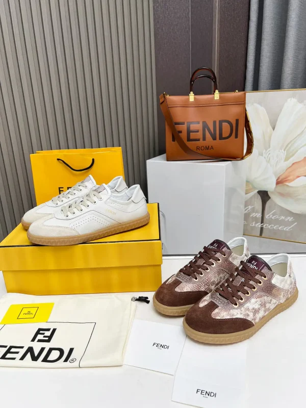 FENDI 2024 Spring Summer Fashion Spliced German Training Shoes image 1