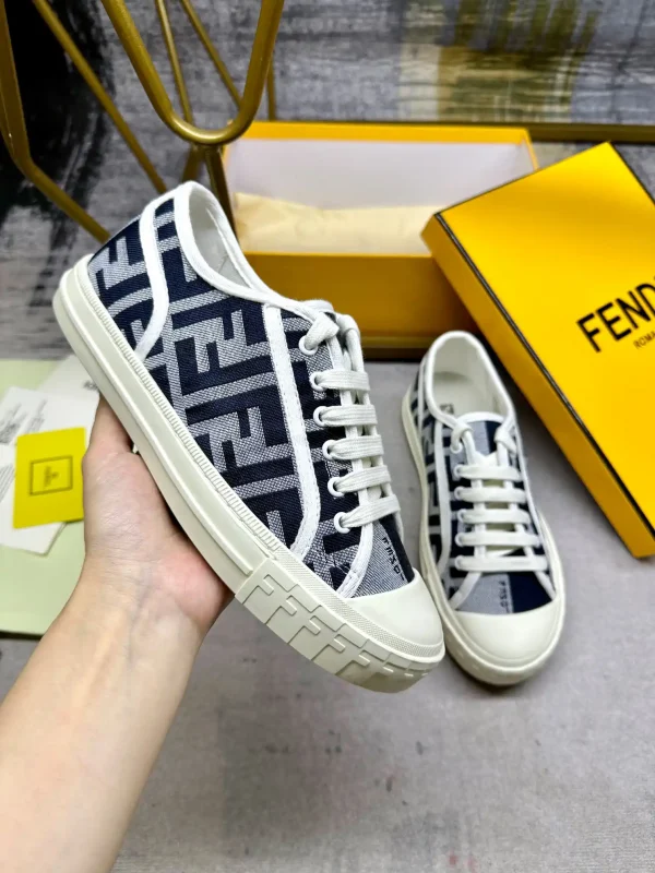 FENDI Domino Canvas Casual Sneakers image 1