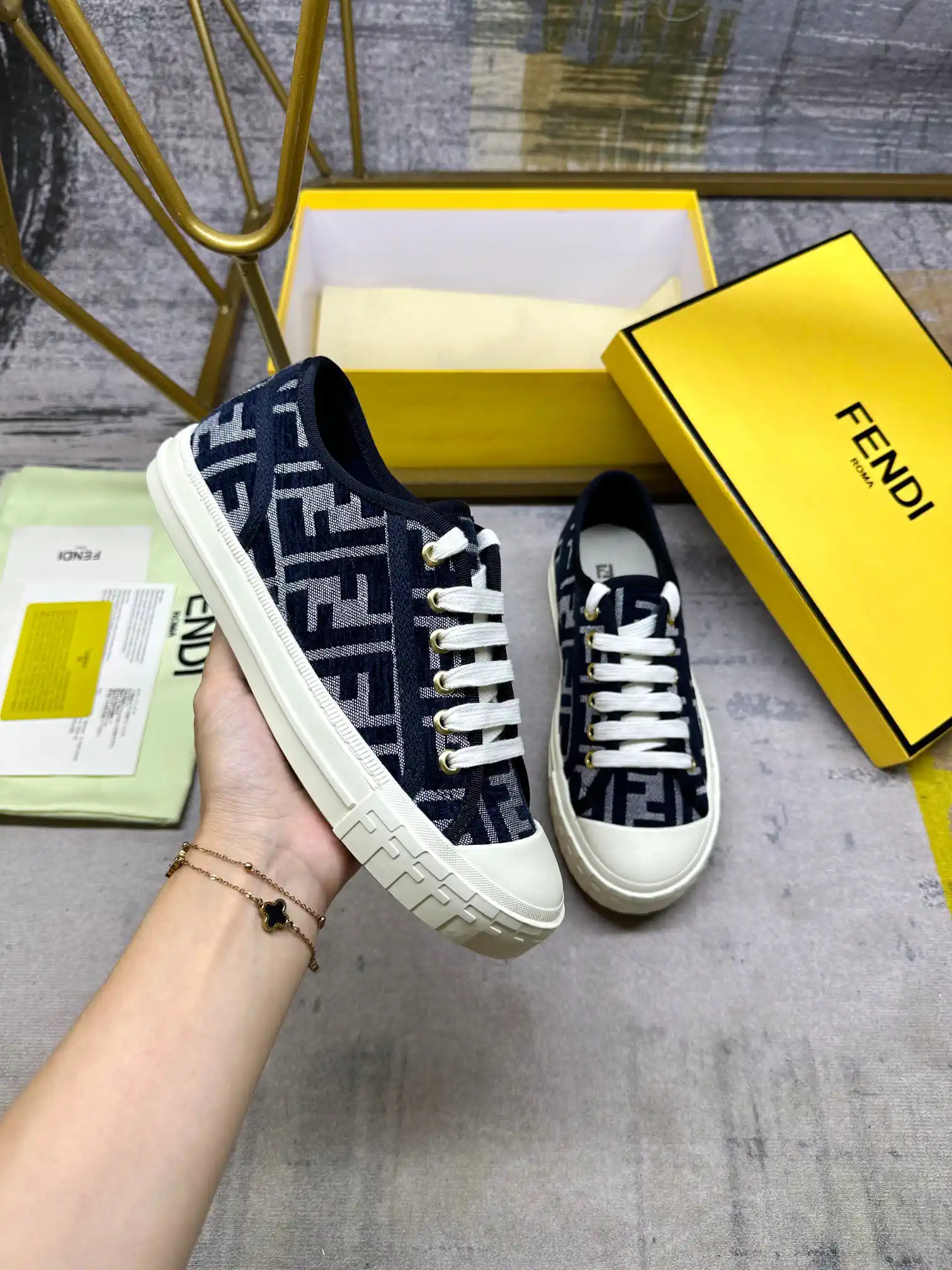 FENDI Domino Sneakers image 1