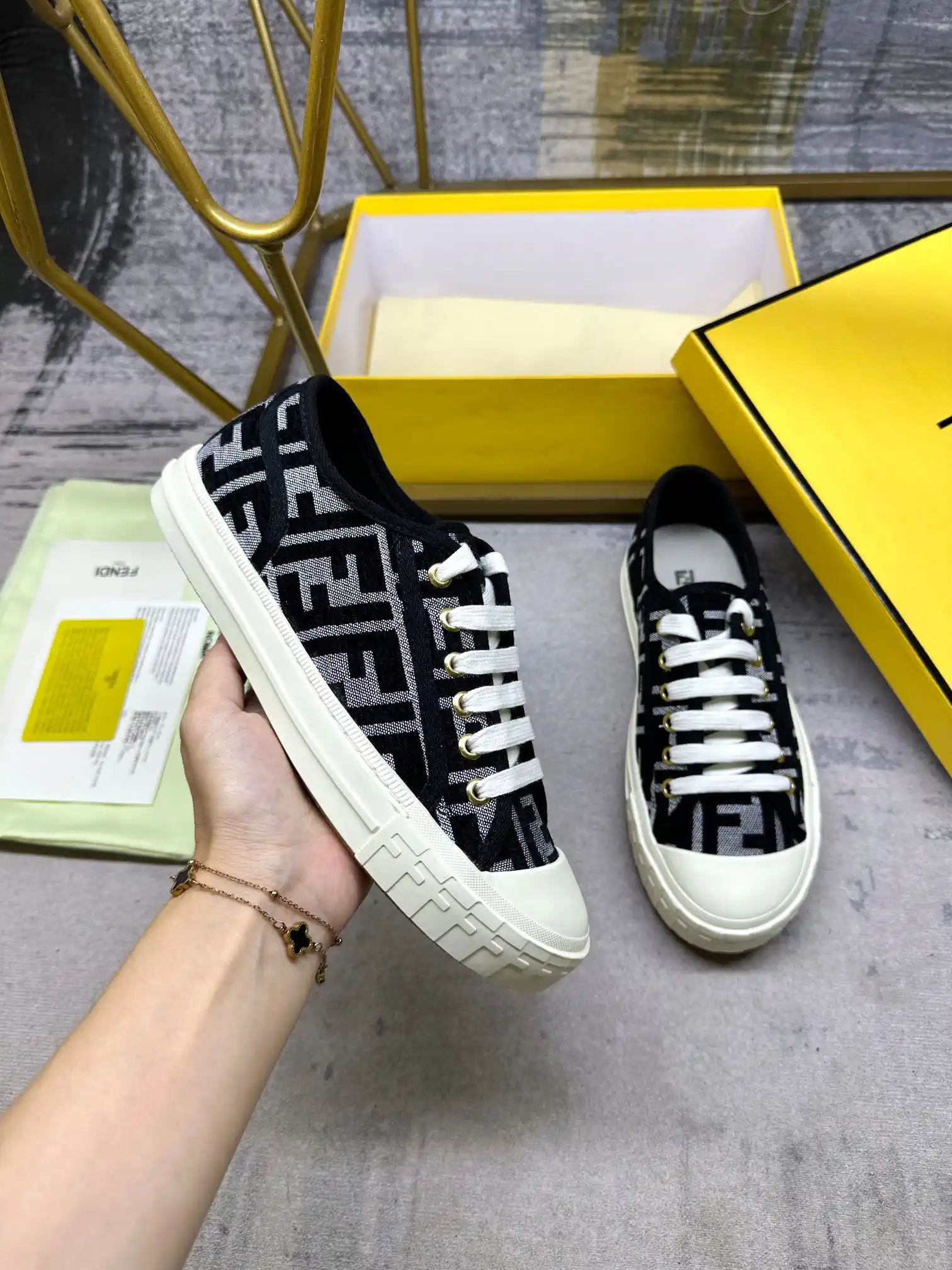FENDI Domino Sneakers image 1