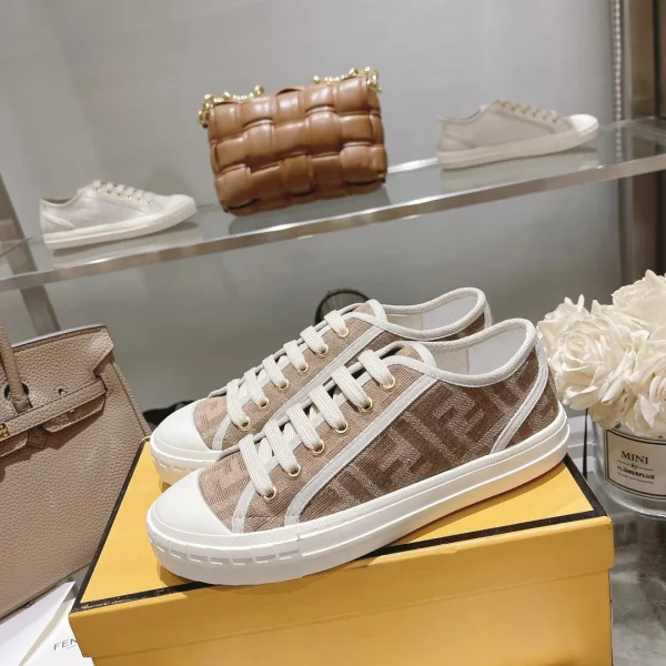 FENDI Couple Canvas Sneakers image 1