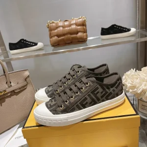 FENDI Couple Canvas Sneakers image 1