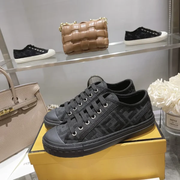 FENDI Couple Canvas Sneakers image 1