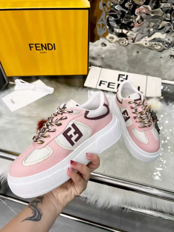 FENDI Match Lace-Up Sneakers image 1