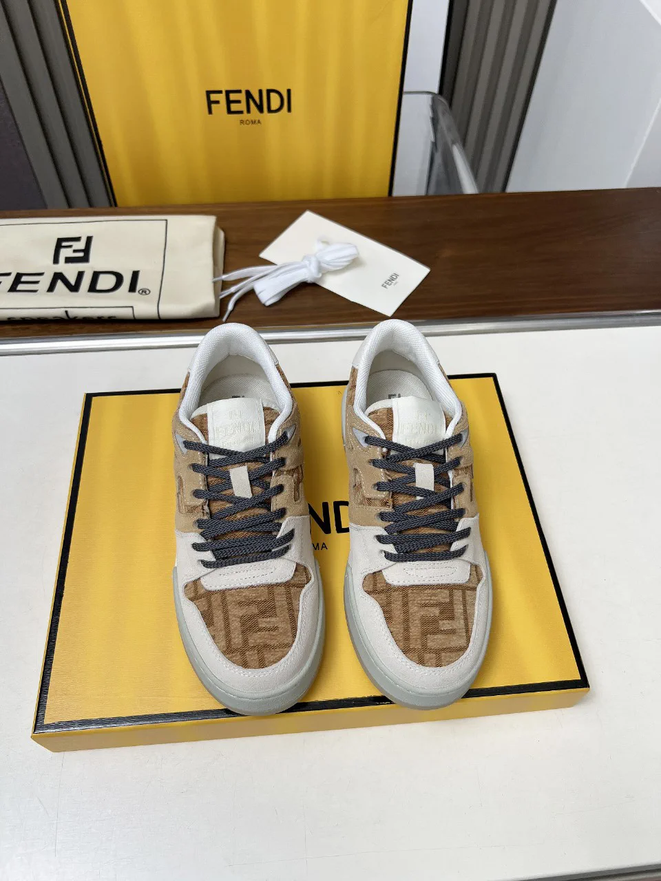 FENDI Unisex Low-Top Sneakers image 1