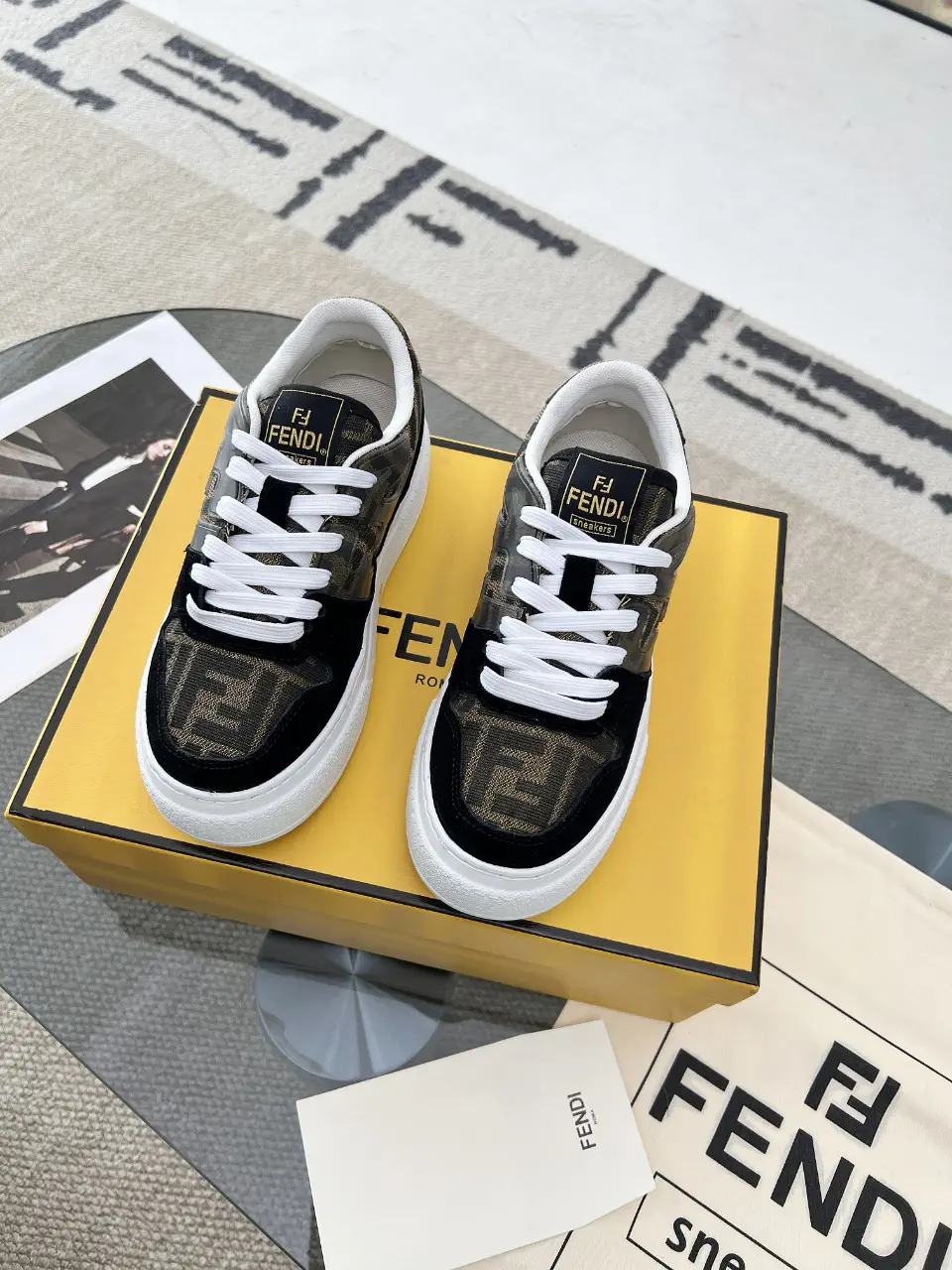 FENDI Platform Sneakers image 1