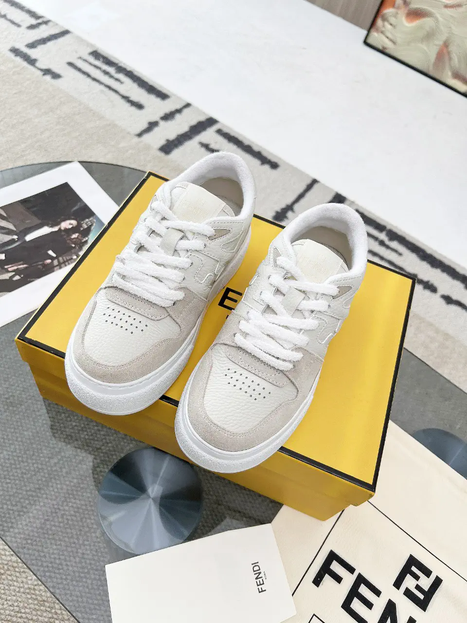 FENDI Platform Sneakers image 1