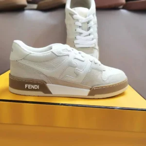 FENDI MATCH Suede Low-Top Casual Sneakers image 1