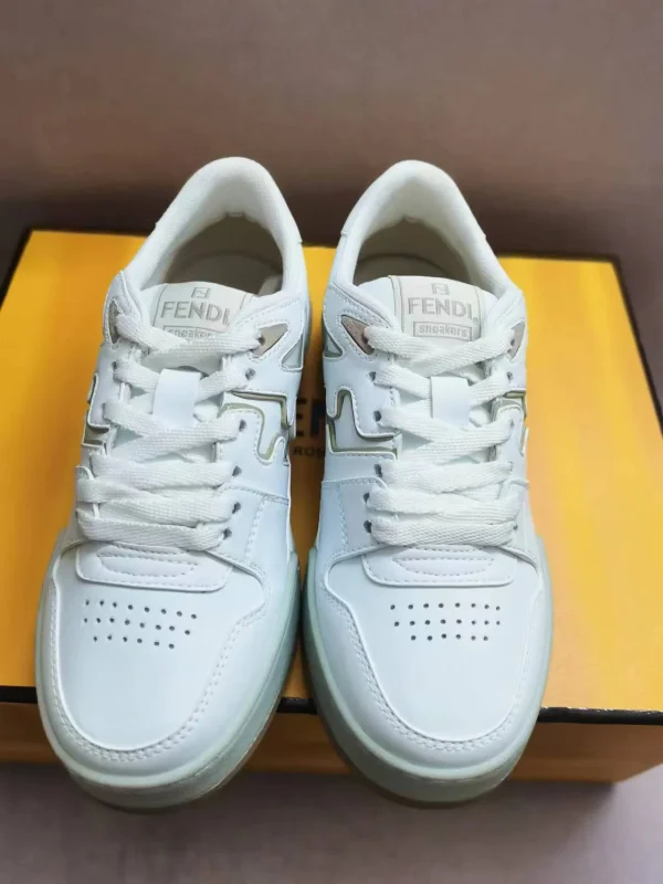 FENDI MATCH Suede Low-Top Casual Sneakers image 1