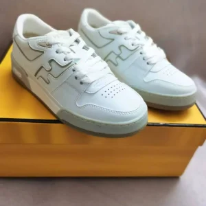 FENDI MATCH Suede Low-Top Casual Sneakers image 1