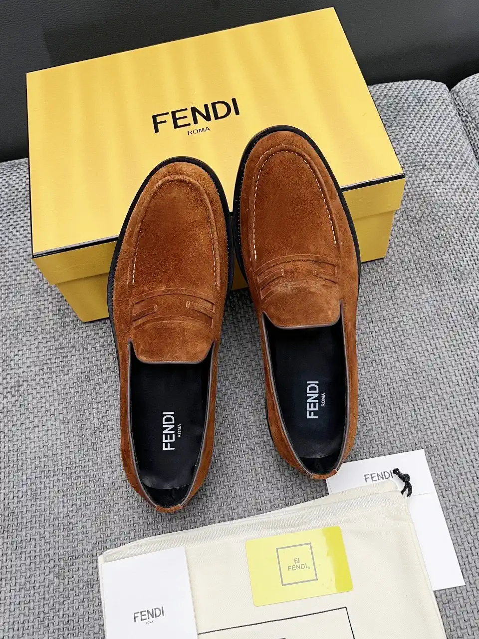 Men's Suede Leather Loafers image 1