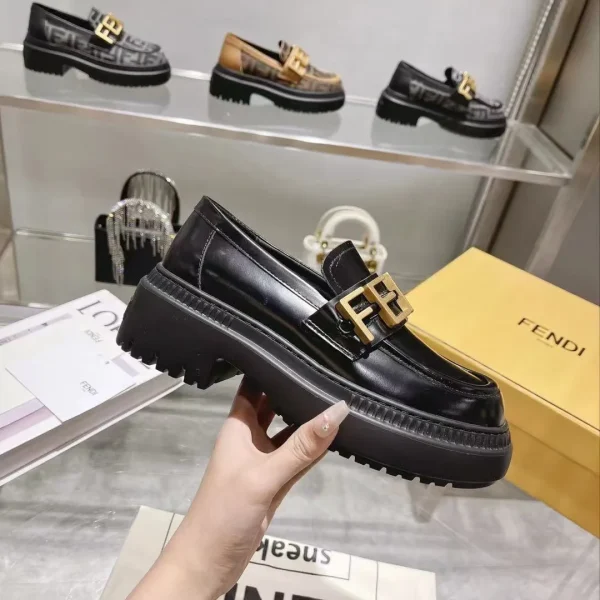 FENDI Graphy Collection Platform Loafers image 1