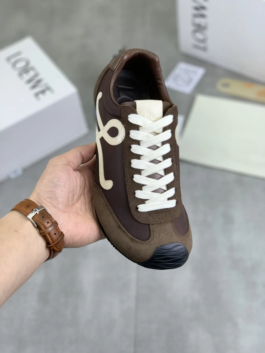 LOEWE Color-Block Casual Shoes image 1