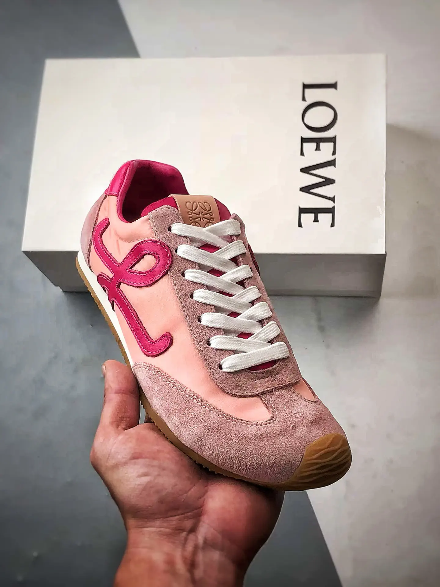 LOEWE Ballet Runner 2.0 Pink Casual Sneakers image 1