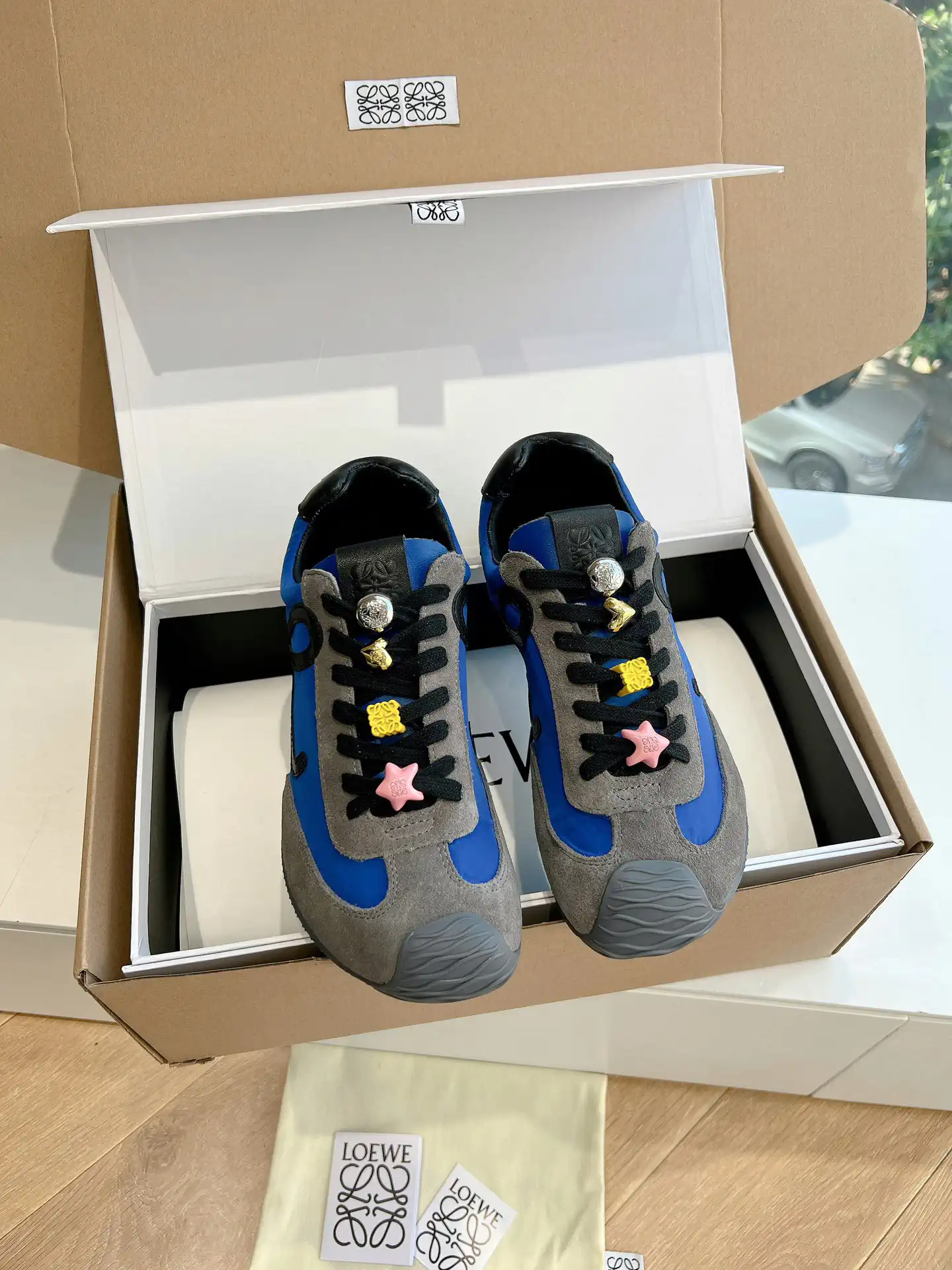LOEWE Balletrunner Sneakers with Decorative Charms image 1