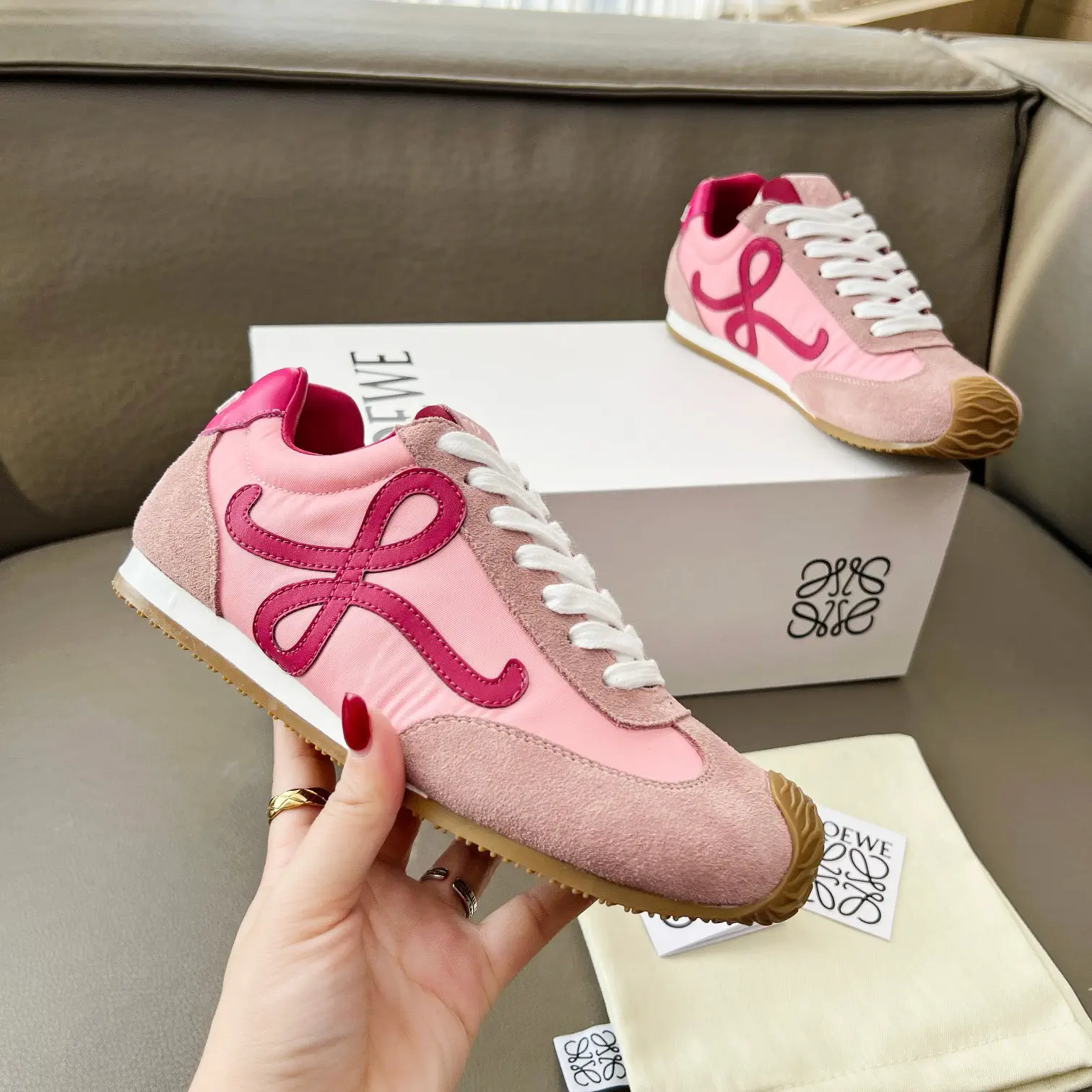 LOEWE Color-Block Casual Sneakers image 1
