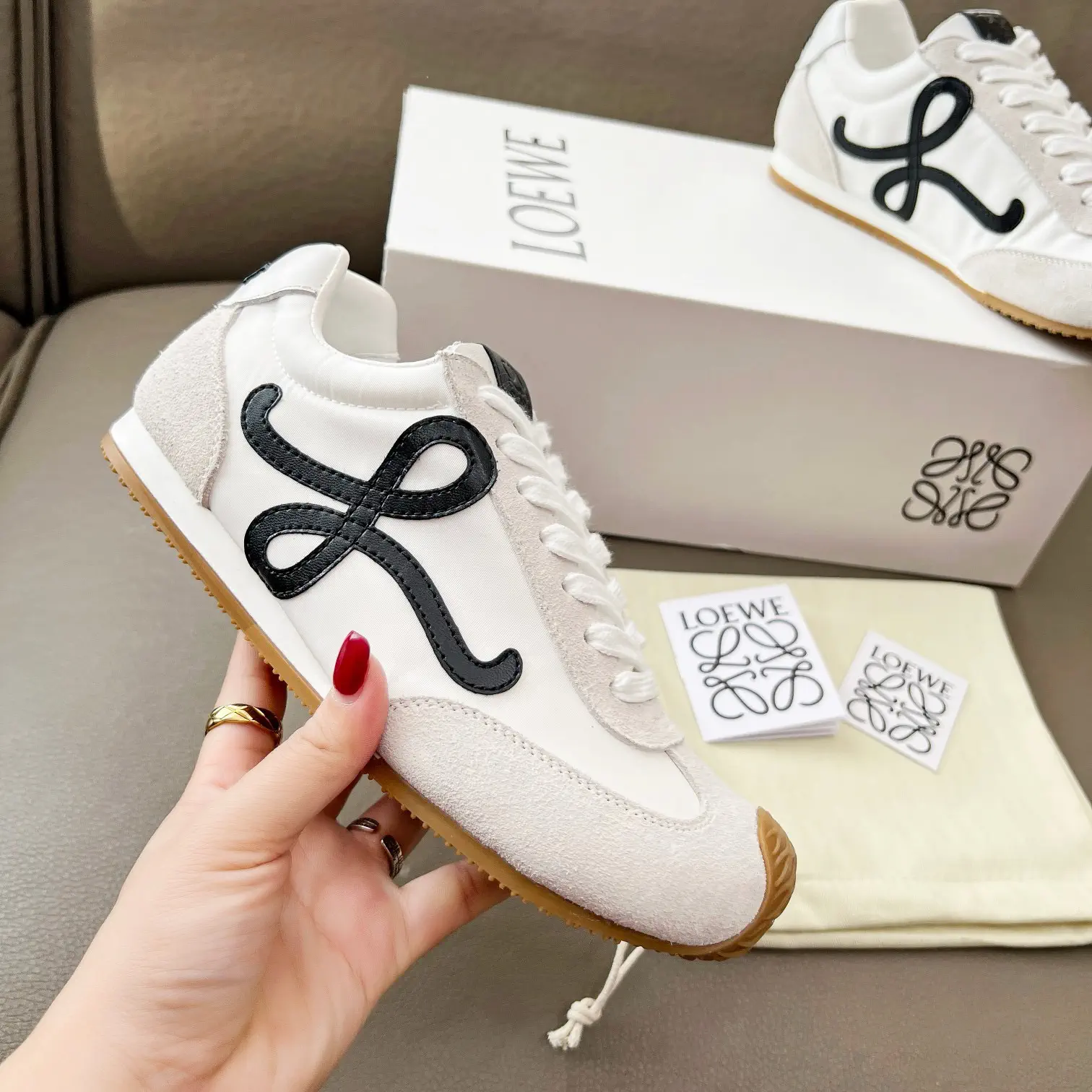 LOEWE Color-Block Casual Sneakers image 1