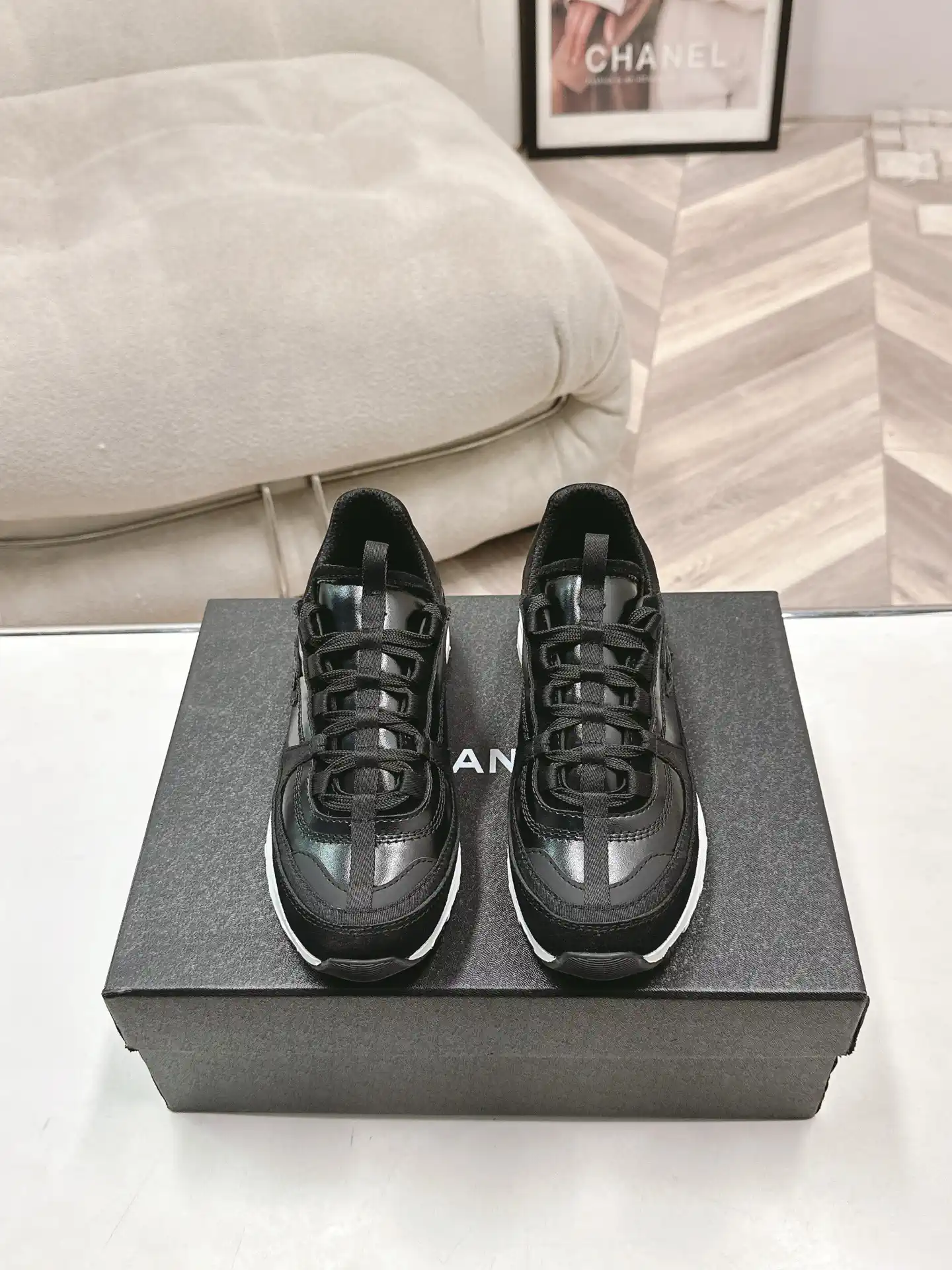 Women's Casual Sneakers with Calfskin Upper image 1