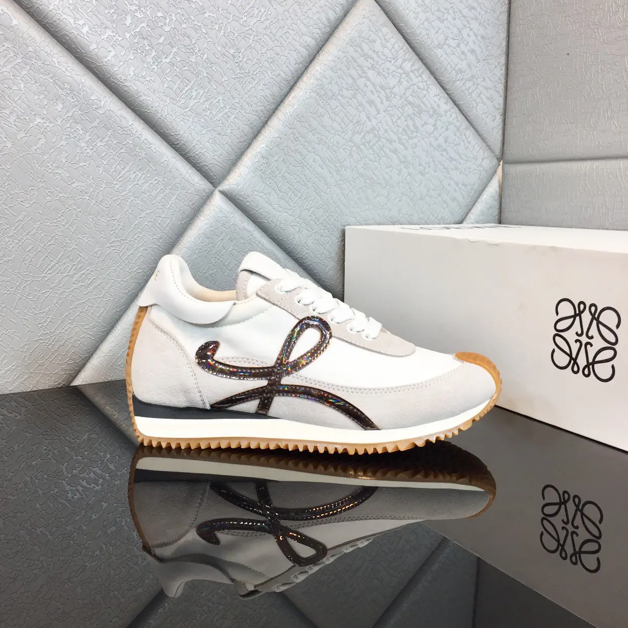 LOEWE Ballet Runner 2.0 Hidden Heel Retro Sneakers image 1
