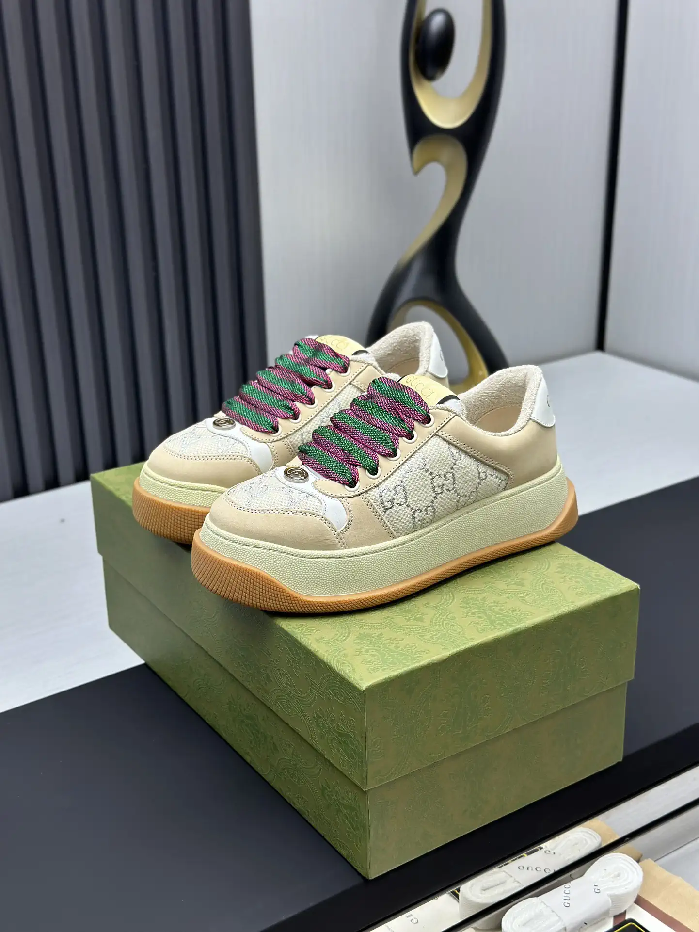 Screener Series Distressed Casual Sneakers image 1