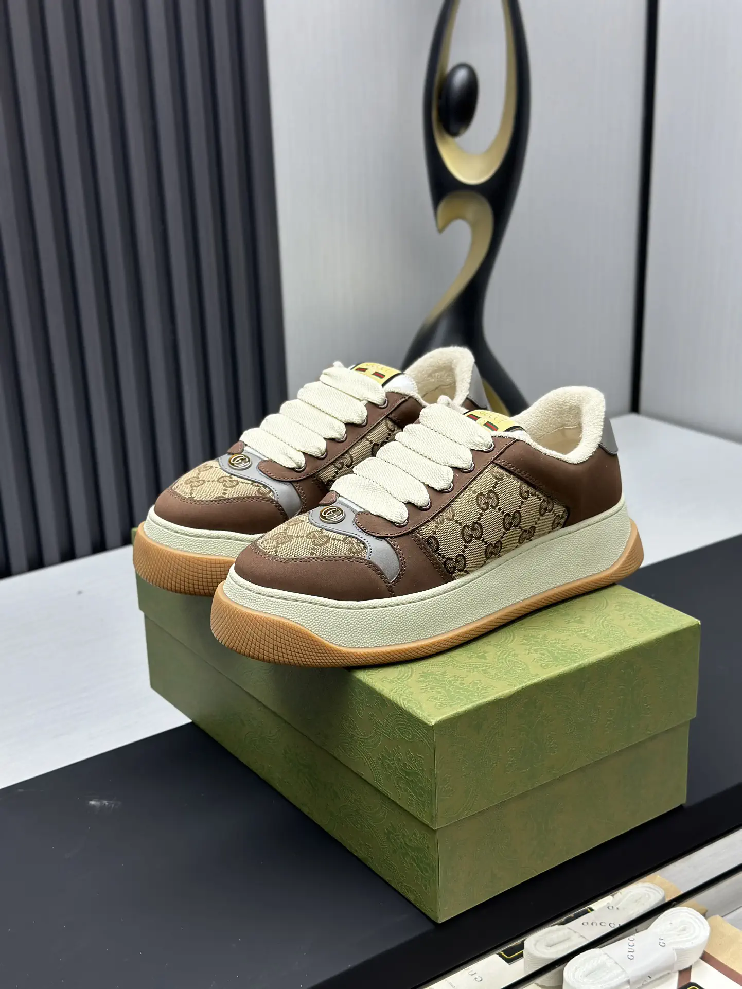Screener Series Distressed Casual Sneakers image 1