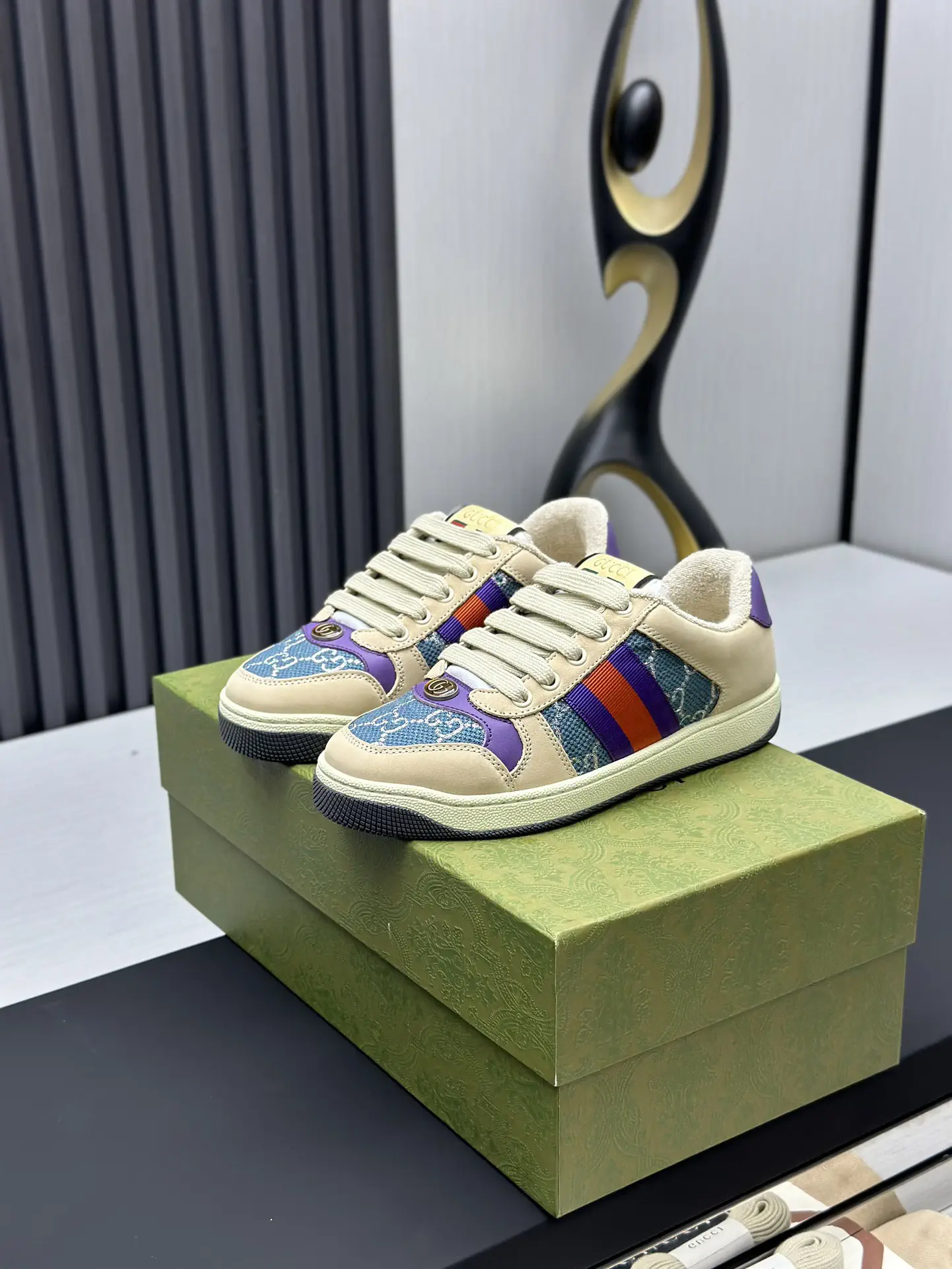 Screener Series Distressed Casual Sneakers image 1