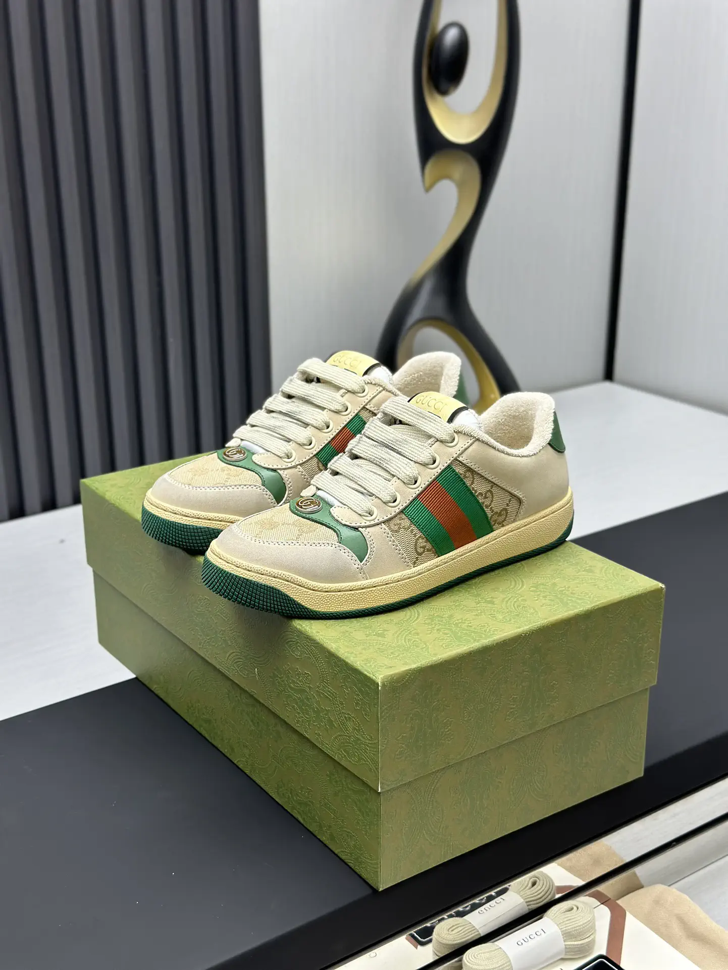 Screener Series Distressed Casual Sneakers image 1